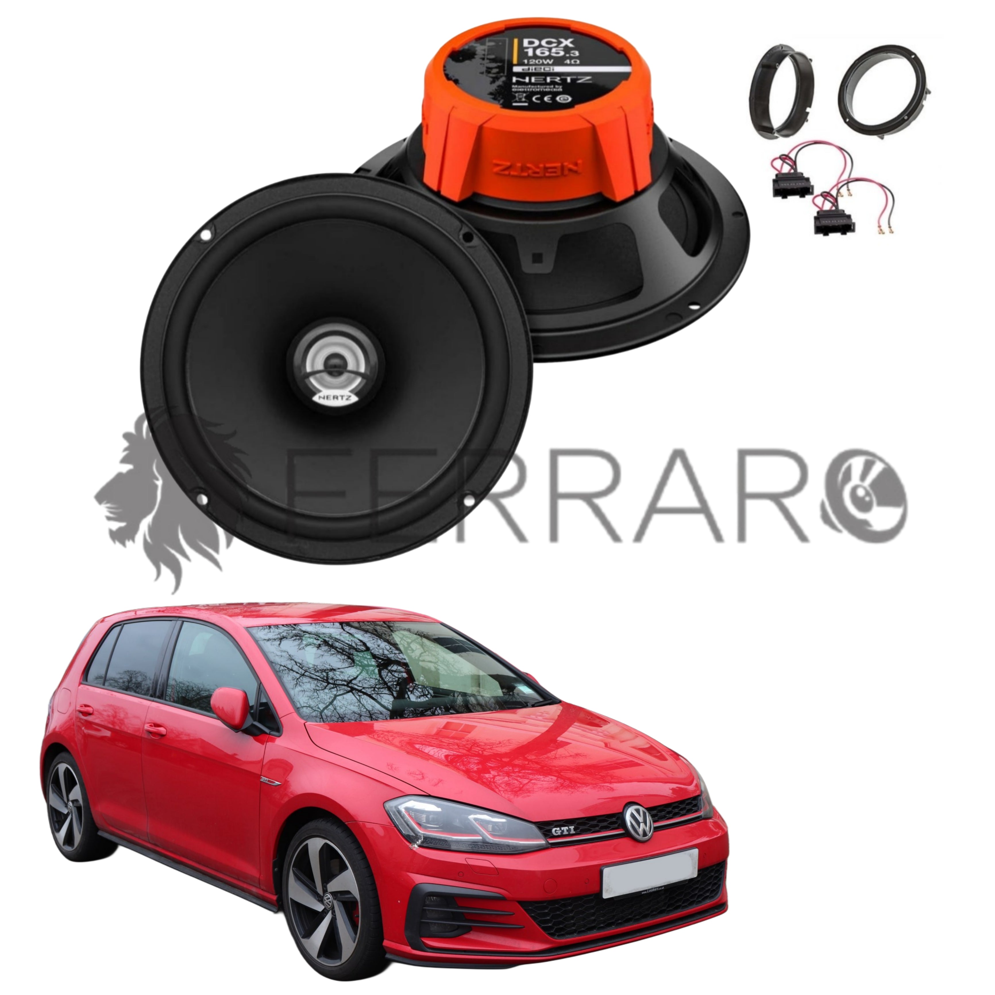 Hertz Kit 2 Casse | DCX 165.3 | Ant o Post | VW Golf 7ª Serie dal 2013>