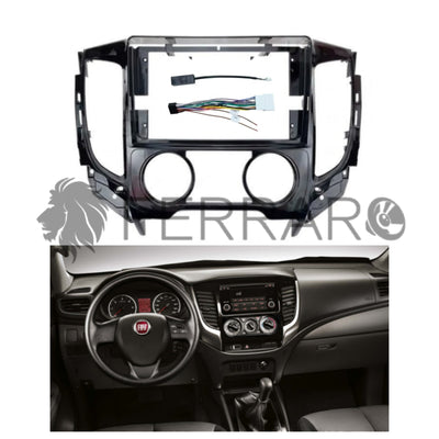 (PRENOTA) Kit Montaggio Autoradio 9"Pollici per Fiat Fullback (2016-2019) , Mascherina, Cablaggio Autoradio Android
