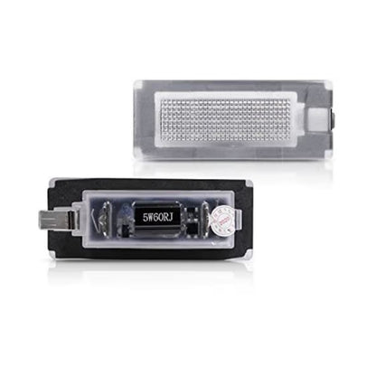 Set Luci Targa a Led per Peugeot Boxer, Citroen Jumper, Lancia y, Musa (Compatibilità in Descrizione), Plug and Play