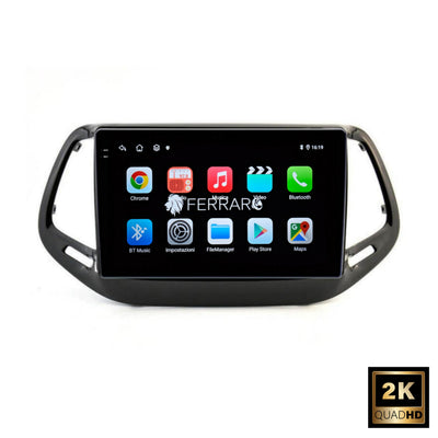 Autoradio per Jeep Compass 10.1" 2K | Dal 2017> | Android | Bluetooth | CarPlay | Android Auto | 4/64GB Ram