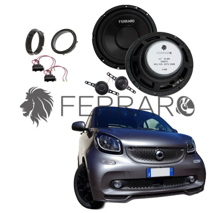 FerraroStore Kit 2 Altoparlanti | ASK-165.2 | Anteriori | Smart ForTwo 453