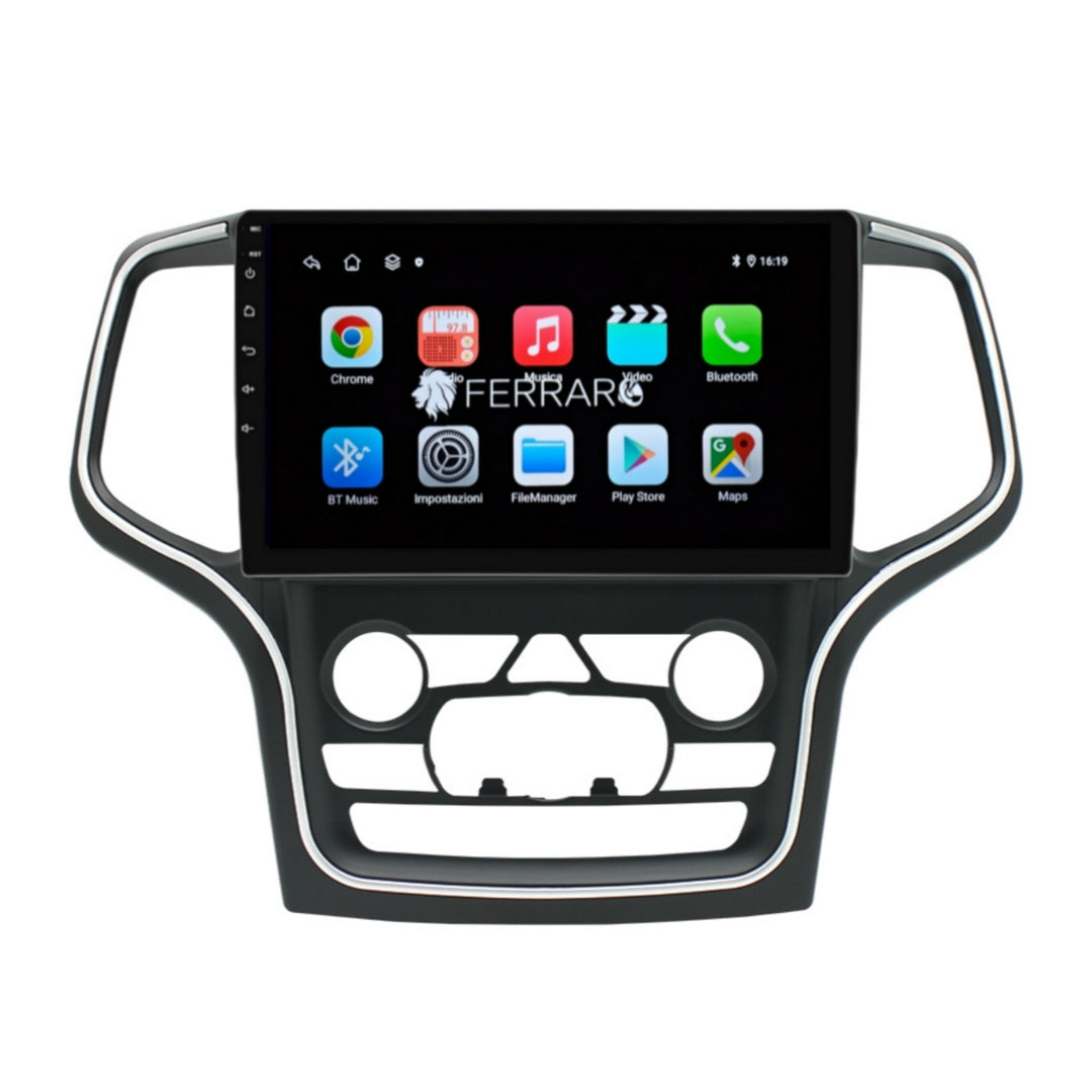 Autoradio per Jeep Grand Cherokee (WK2) Restyling (2014-2021) 9", Android, Bluetooth, CarPlay, Android Auto, 2GB/4GB/6GB/8GB Ram