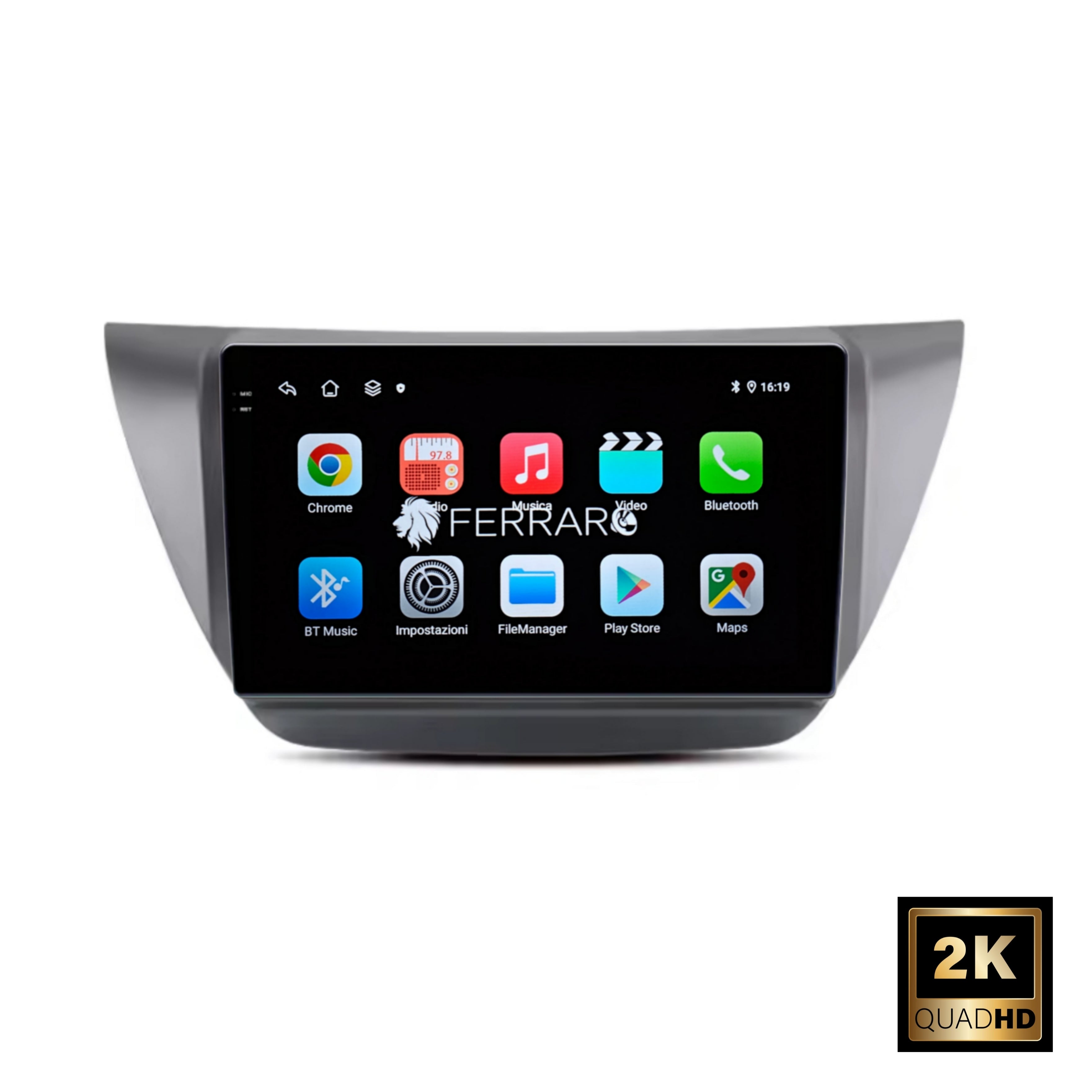 Autoradio per Mitsubishi Lancer 9 CS 9" 2K | 2000-2010 | Android | Bluetooth | CarPlay | Android Auto | 12/256GB Ram