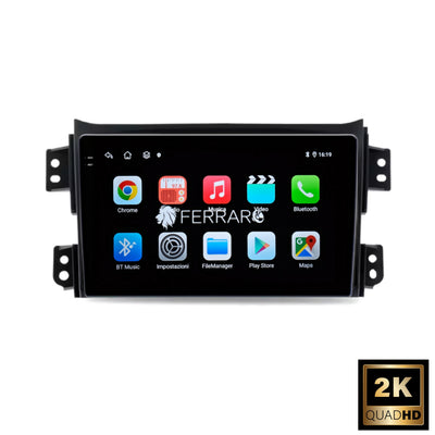 Autoradio per Opel Agila, Suzuki Splash Ritz (2008-2015) 9" 2K | Android | Bluetooth | CarPlay | Android Auto | 12/256GB Ram