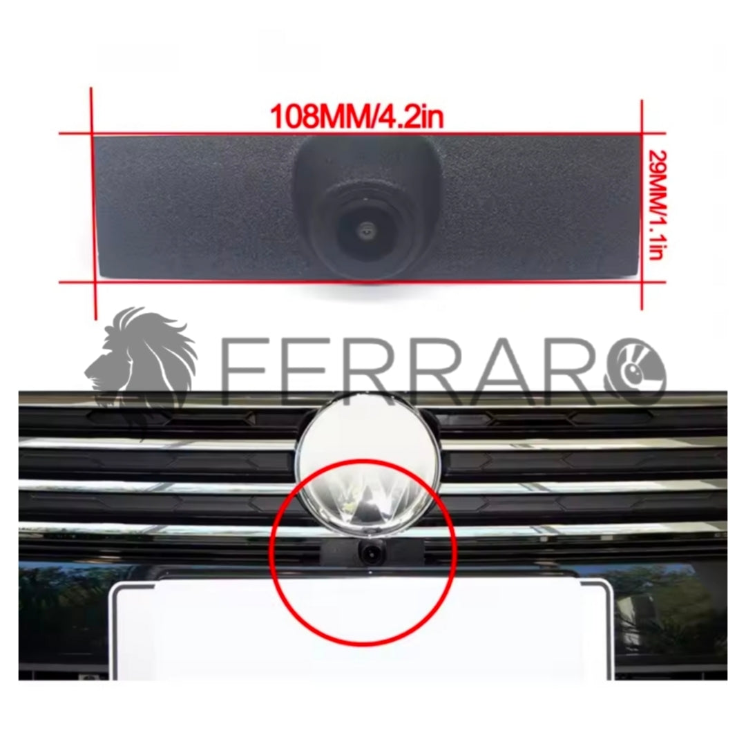 Telecamera Frontale per Volkswagen Touareg 7P (2012-2018) | AHD, 1920x1080 | 170° Gradi