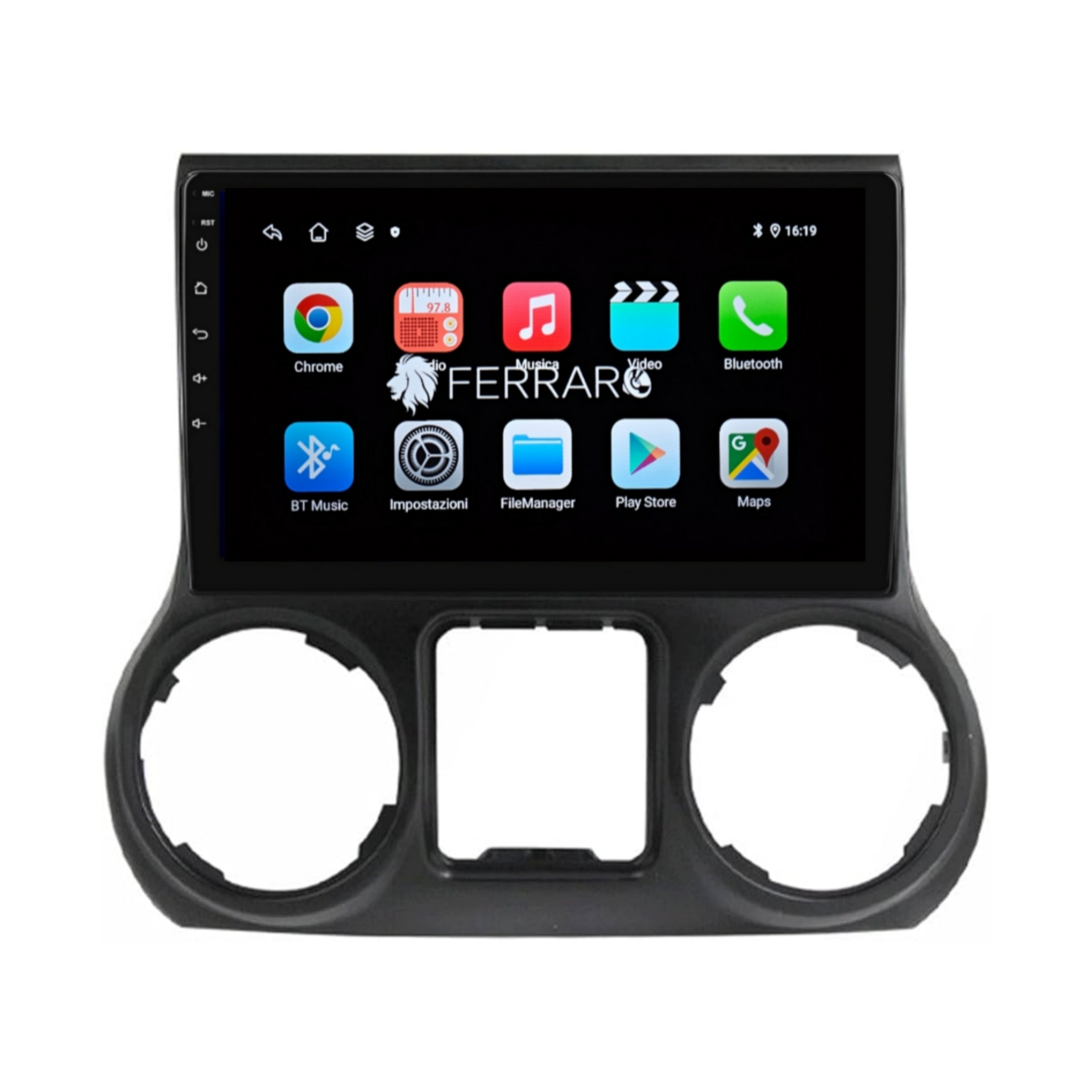 Autoradio per Jeep Wrangler 3 JK 10.1" | 2010-2015 | Android | Bluetooth | CarPlay | Android Auto | 2GB/4GB/8GB Ram