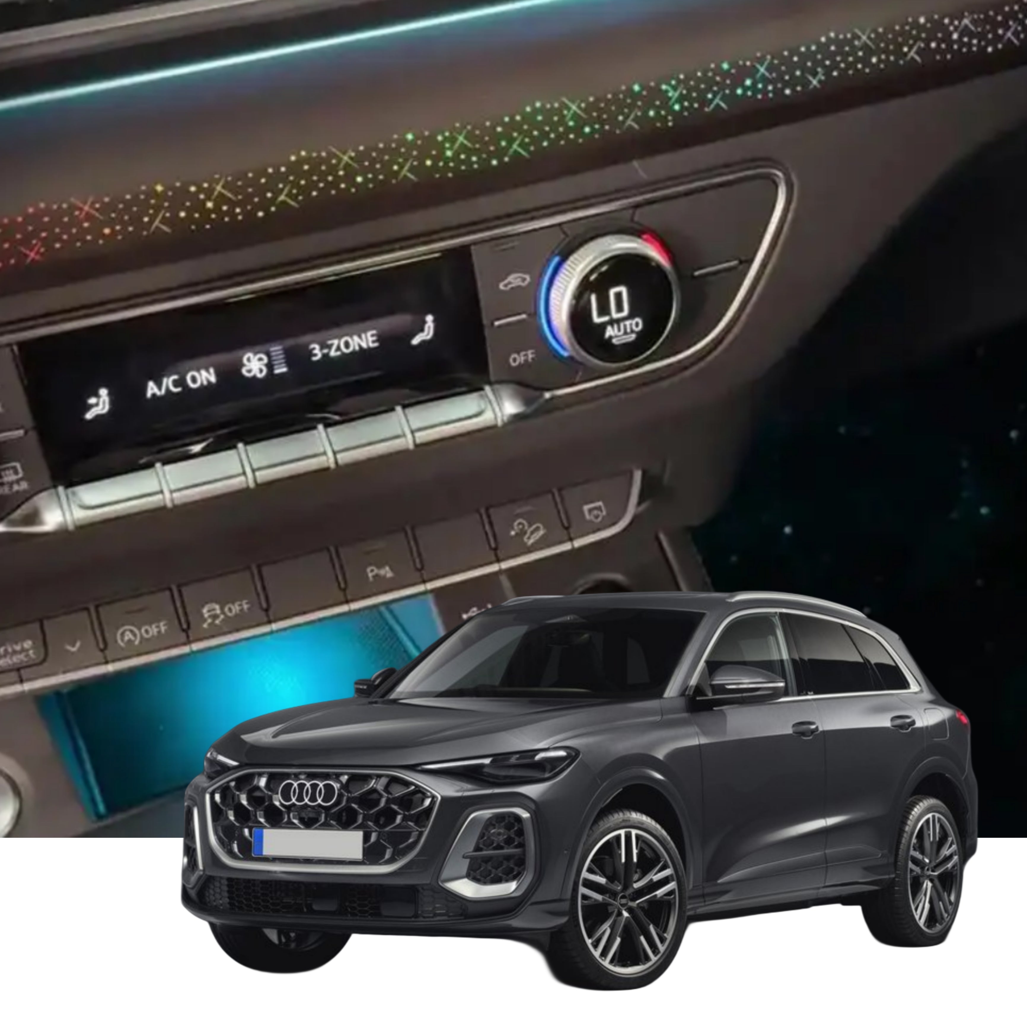 Ambient Light per Audi Q5 (2018-2025), 64 Colori RGB
