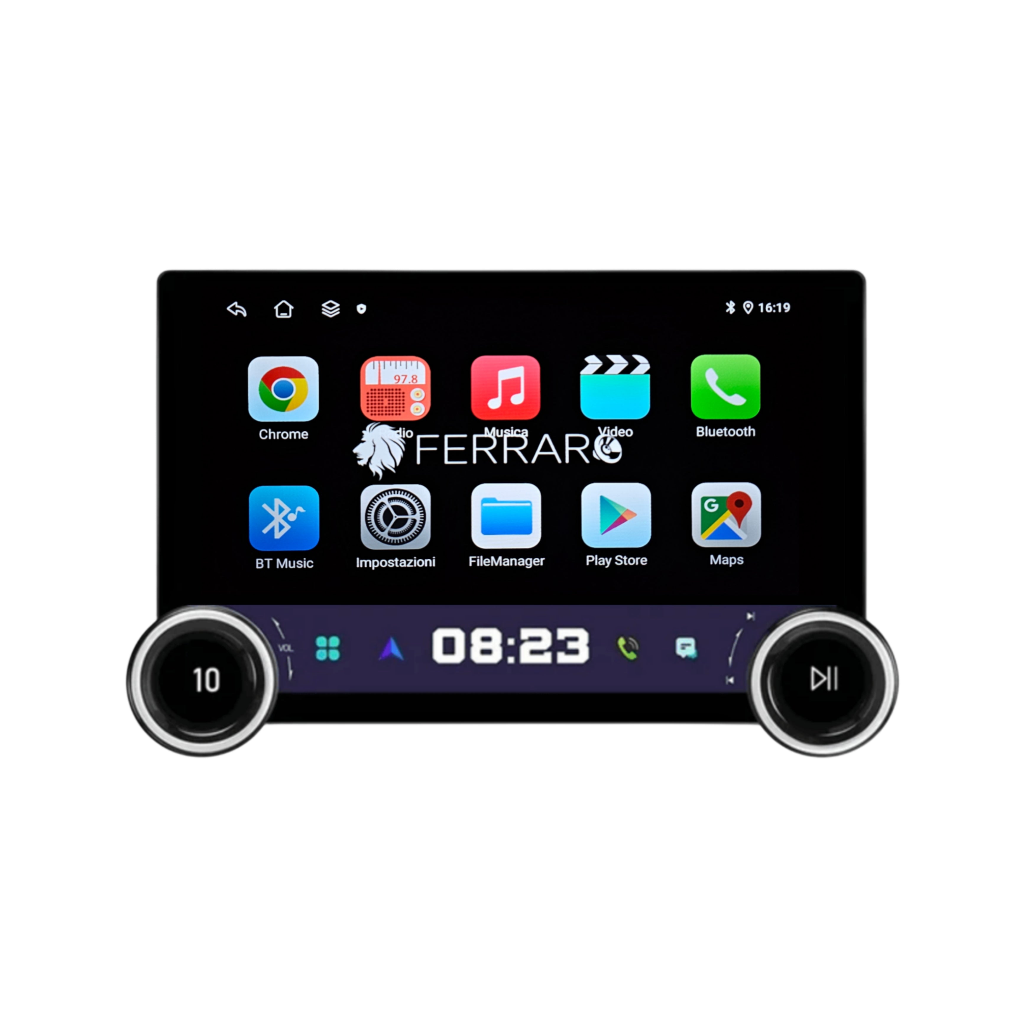 Autoradio per Citroen Berlingo B9 | Peugeot Partner 11.8" 2K | 2008-2019 | Android | Bluetooth | CarPlay | Android Auto | 4/64GB Ram