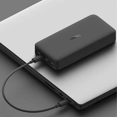 Xiaomi 20000 mAh Redmi Fast Charge 18W Power Bank, Nero