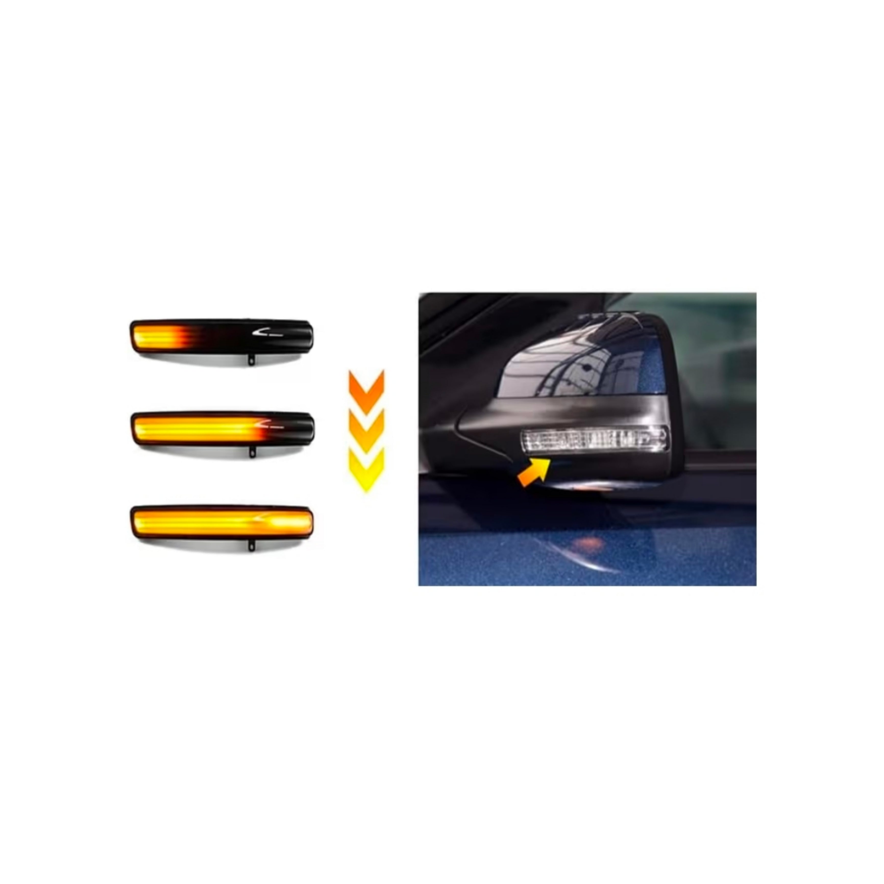 Specchietti Laterali Led per Ford Explorer (2011-2019), Plug and Play