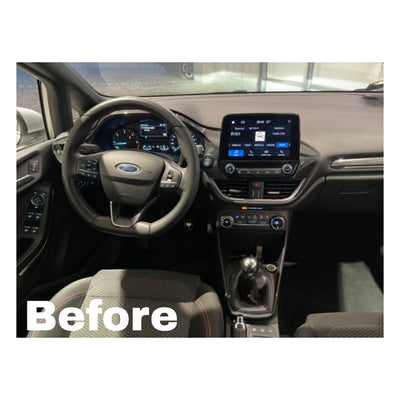 Autoradio per Ford Fiesta 9" 2K | 2017-2023 | Android | Bluetooth | CarPlay | Android Auto | 12/256GB Ram