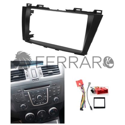 Kit Montaggio Autoradio 9"Pollici Mazda 5 (2010-2015) Mascherina, Cablaggio Autoradio Android