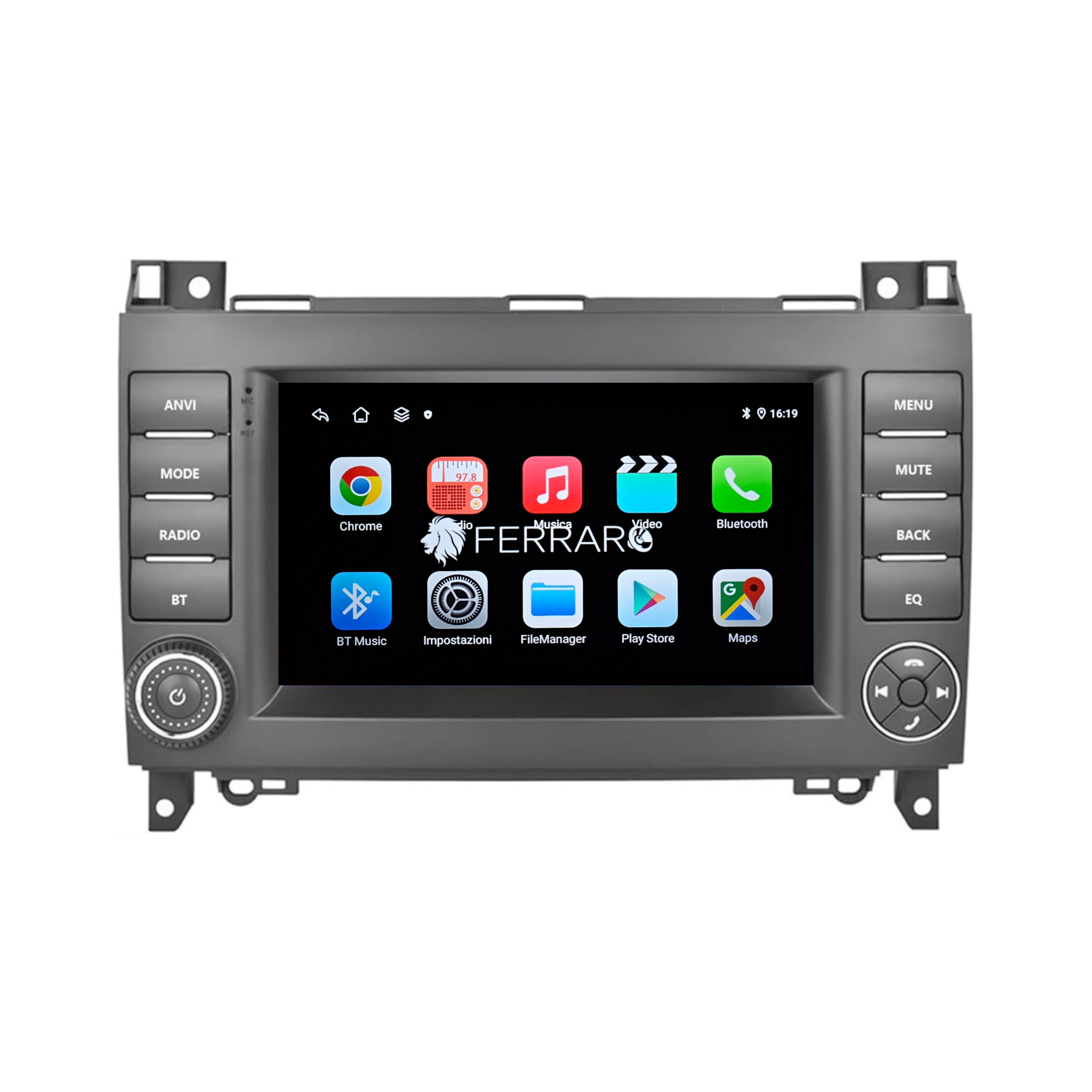 Autoradio per Mercedes Classe A/B 7" | 2004-2012 | Android | Bluetooth | CarPlay | Android Auto | 2GB/4GB/6GB/8GB Ram