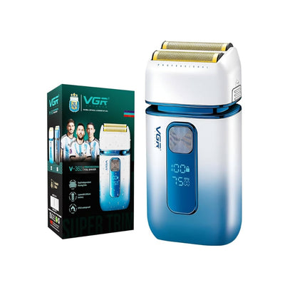 VGR Rullo | Professionale | Rasoio Barba | Pelle | Regola Barba | Ricaricabile | VGR V-362