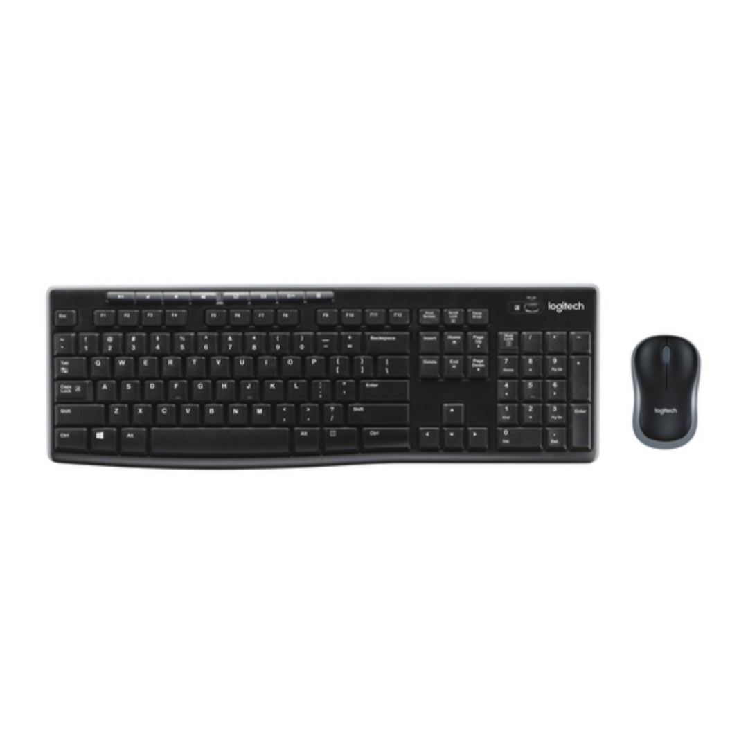 Logitech Tastiera + Mouse | Wireless, Nero, MK270, 920-004512