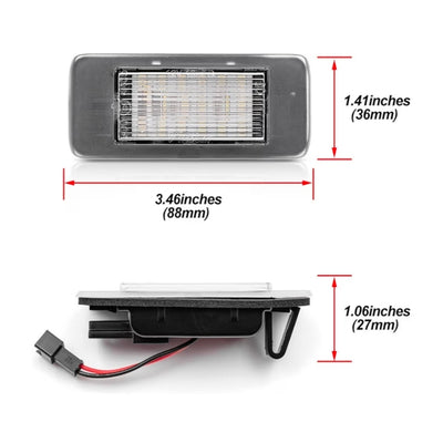Set Luci Targa a Led per Chrevolet Malibu, Tahoe, GMC Yukon, Cadillac (Compatibilità in Descrizione), Plug and Play
