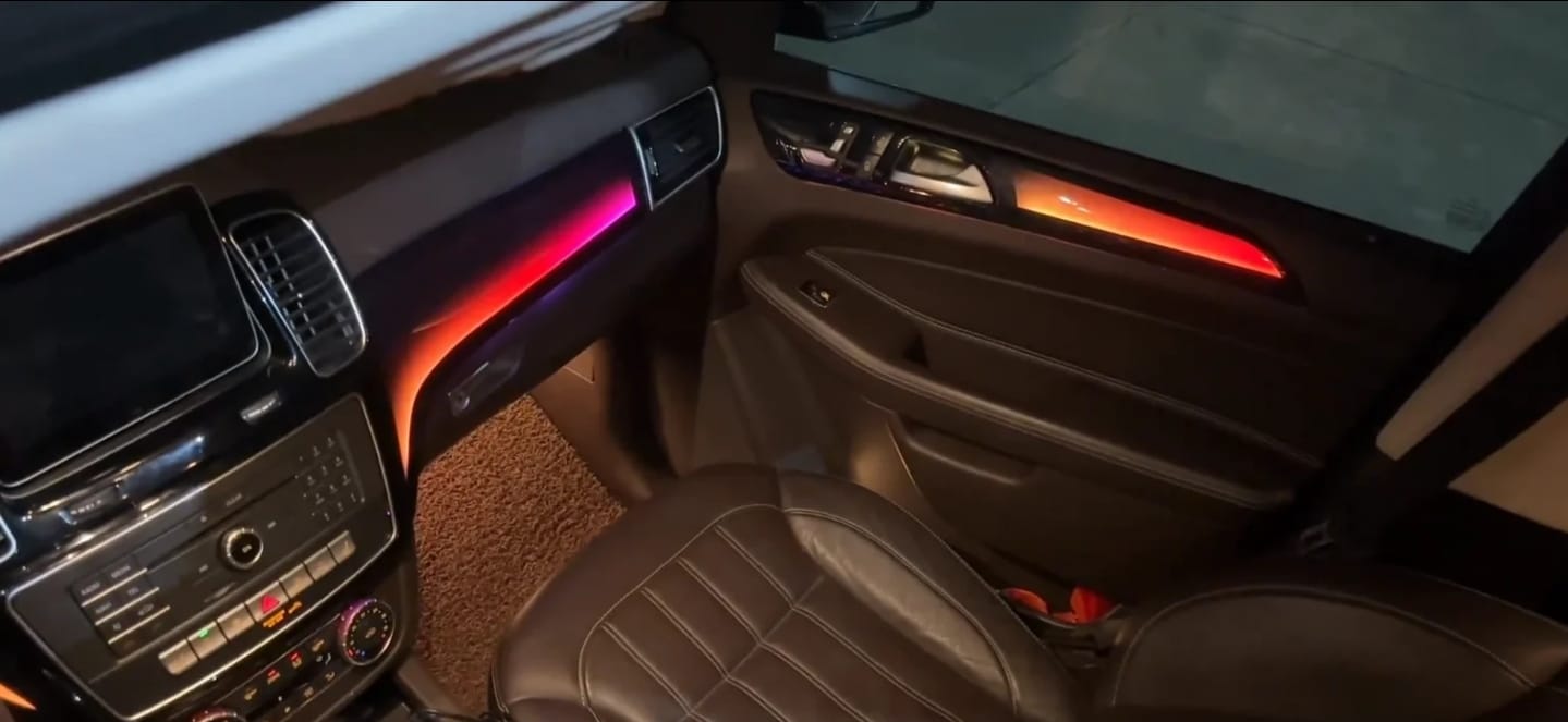 Ambient Light per Mercedes Benz ML, GL, GLE, GLS, 256 Colori RGB