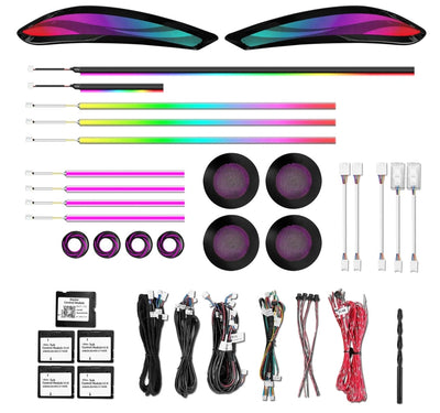 Ambient Light per BMW Serie 4 M4 F82/F83/F32/F33, 256 Colori RGB