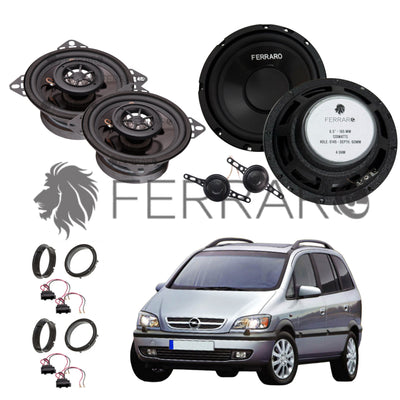 FerraroStore Kit 4 Altoparlanti | ASK-165.2 | ASC-452.PC | Ant/Post | Opel Zafira A (1999-2005)
