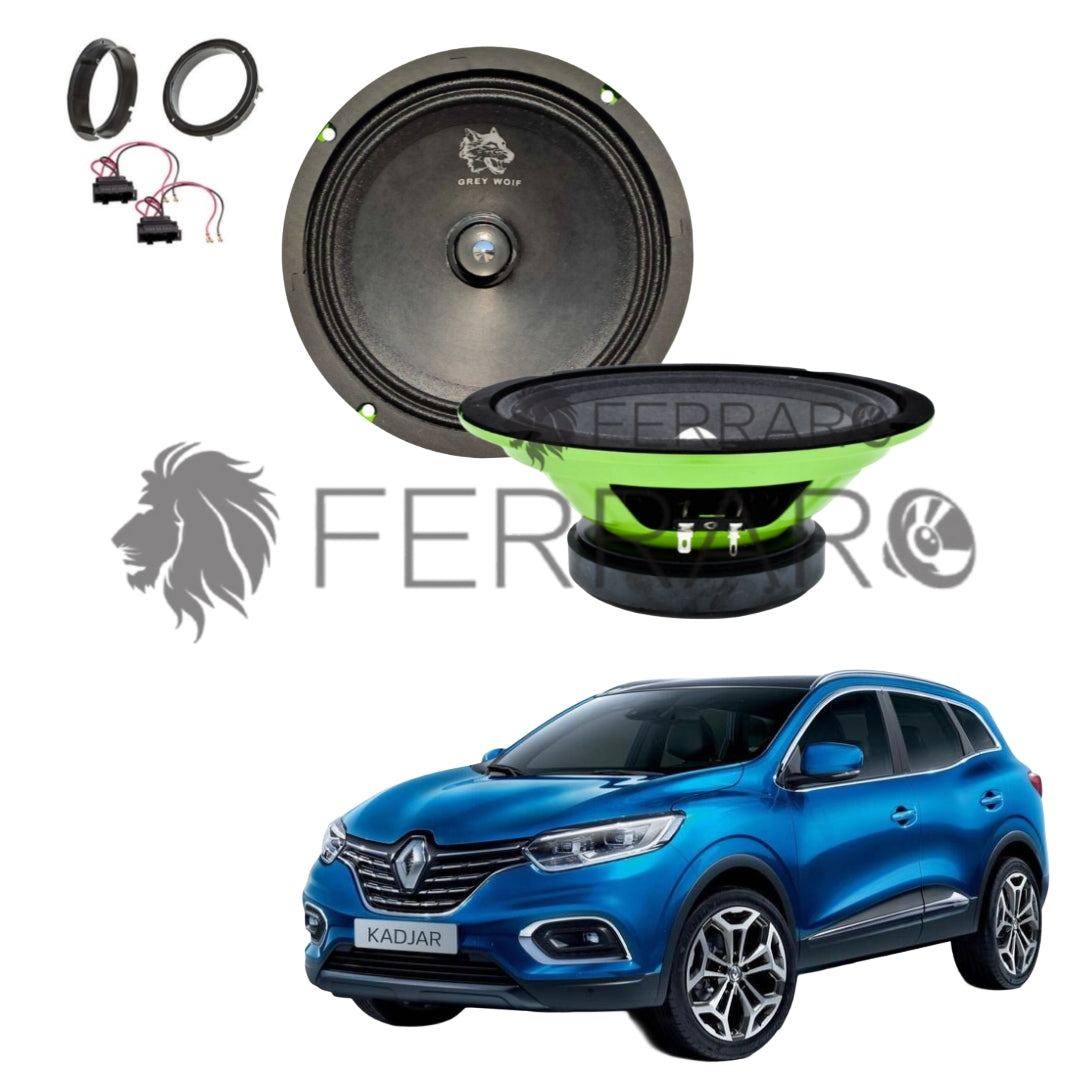 FerraroStore Kit 2 Altoparlanti | PV165.3 | Ant o Post | Renault Kadjar (Dal 2015>)