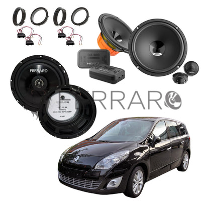 Hertz Kit 6 Casse | DSK 165.3 | ASC-652PC | Ant/Post | Renault Scenic III | 3ª Serie (2009-2016)