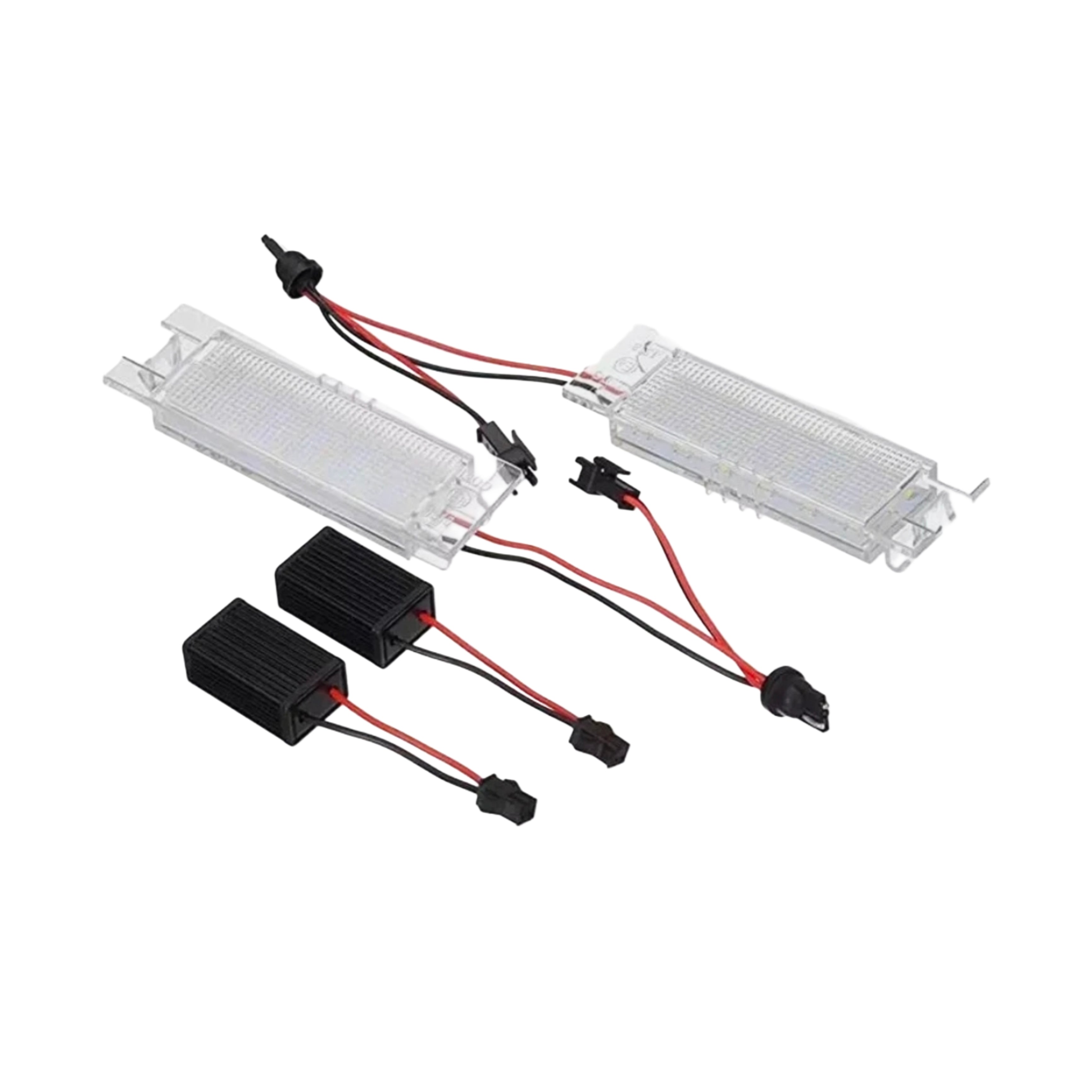 Set Luci Targa a Led per Alfaromeo, Opel, Fiat (Compatibilità in Descrizione), Plug and Play