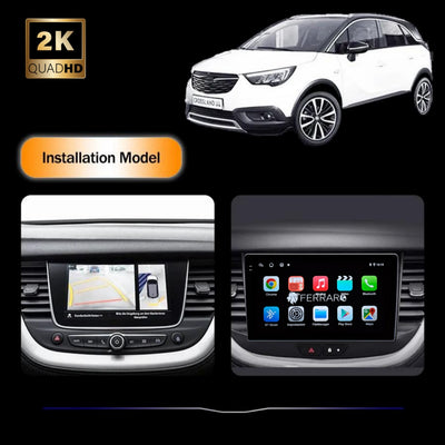 Autoradio per Opel Grandland X | Crossland X 9" 2K | 2016-2021 | Android | Bluetooth | CarPlay | Android Auto | 12/256GB Ram