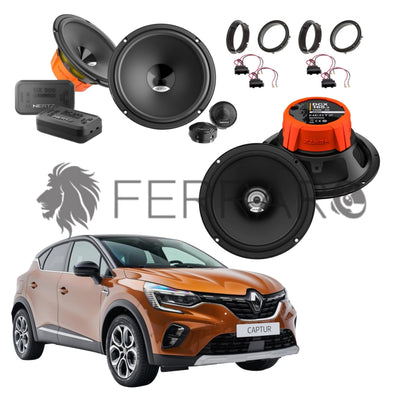 Hertz Kit 6 Casse | DSK 165.3 | DCX 165.3 |  Ant/Post | Renault Captur II Serie (Dal 2020>)