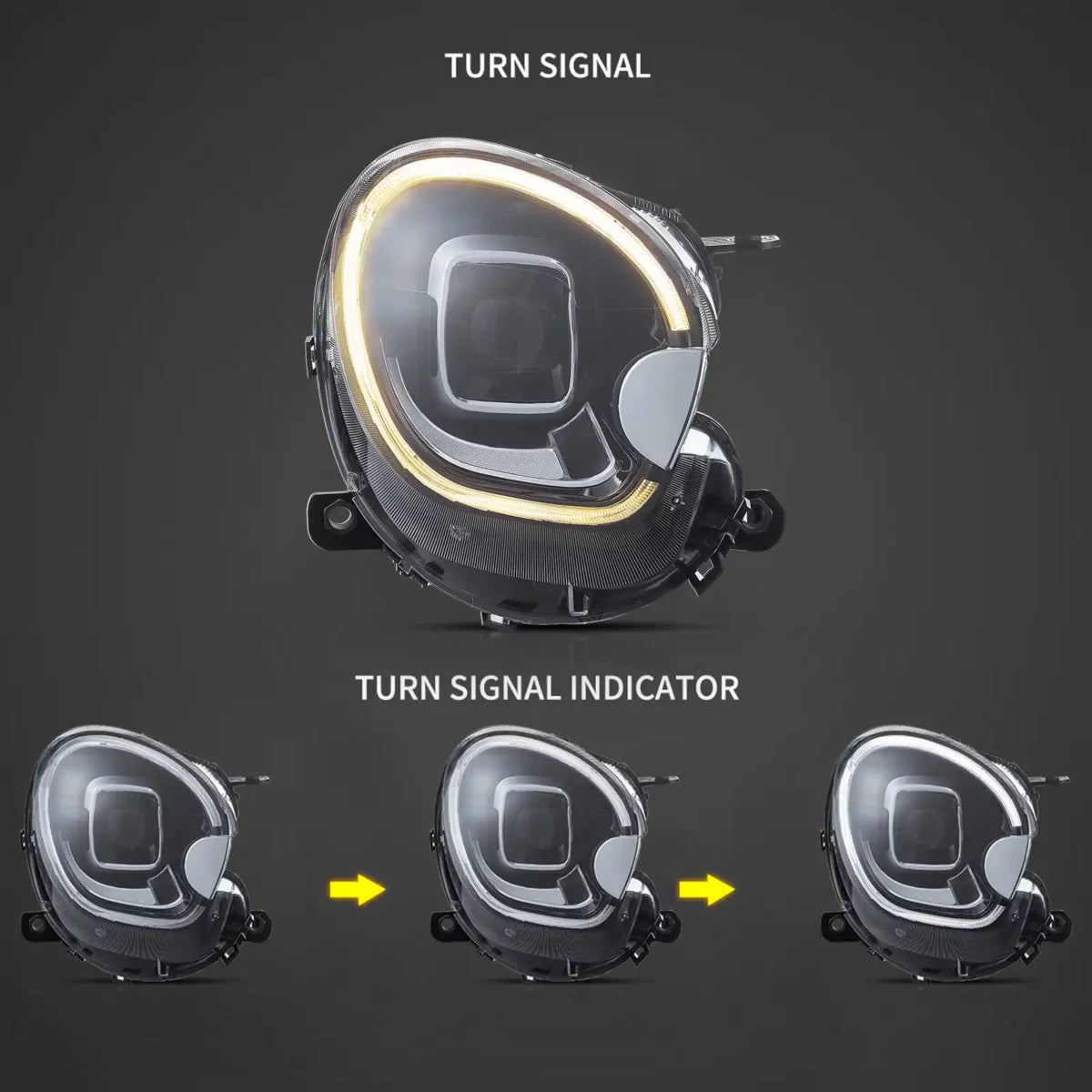 Fanali Anteriore Completo per BMW Mini Countryman R60 (2010-2017) a LED