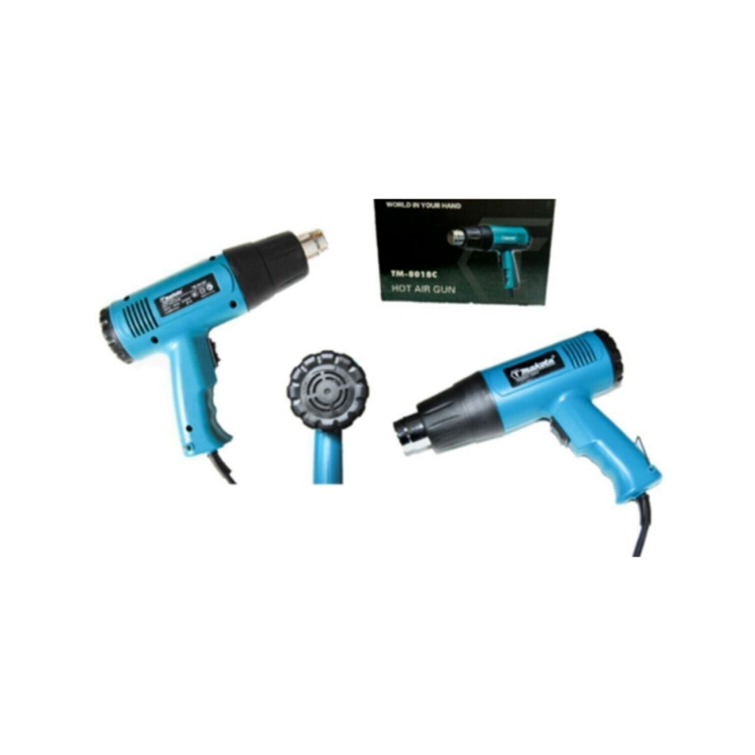 Pistola Termica Aria Calda Professionale 2000W, TM-8001, 500°C, Sverniciatura, Saldatura e Car wrapping