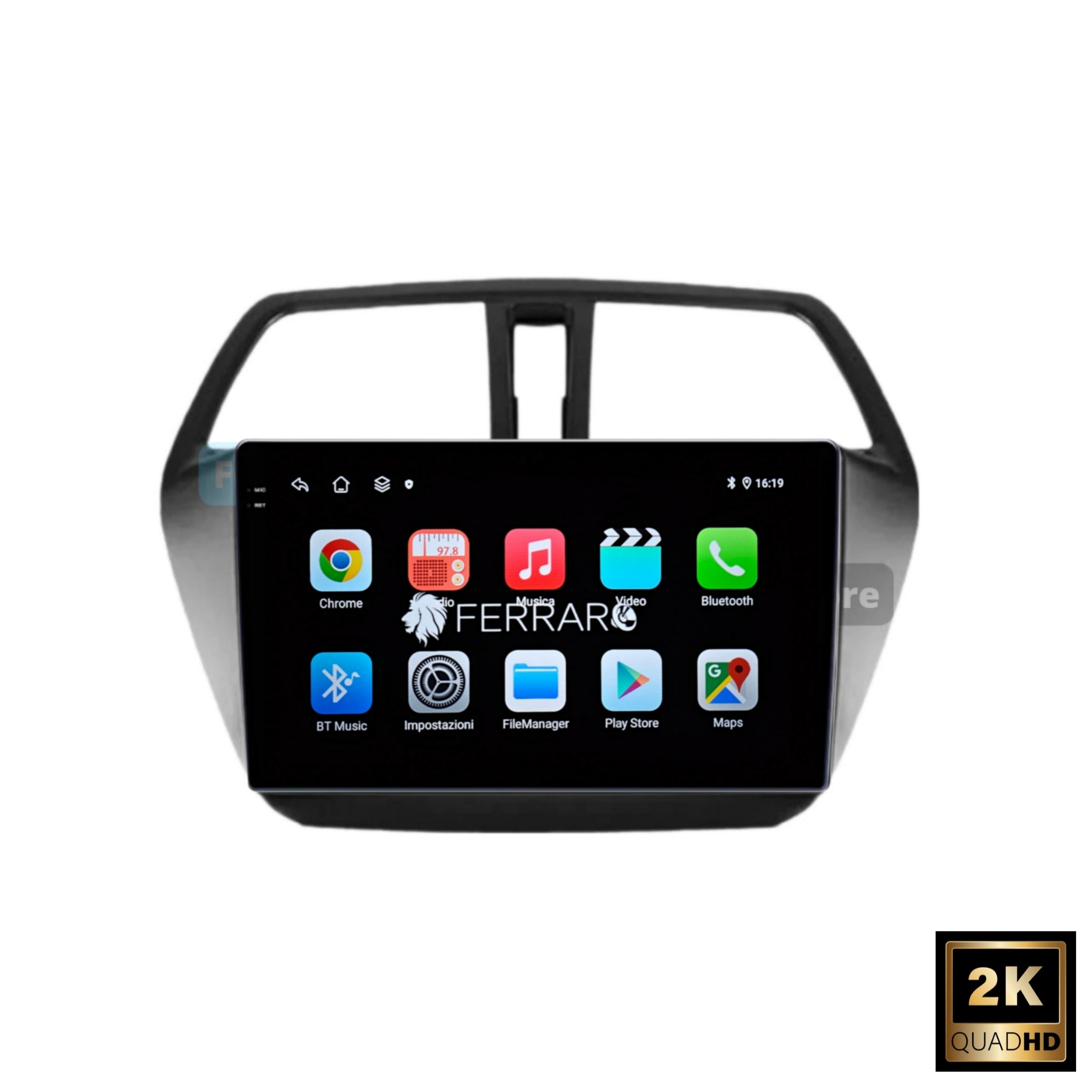 Autoradio per Suzuki SX4 S-Croos 9" 2K | 2012-2016 | Android | Bluetooth | CarPlay | Android Auto | 12/256GB Ram