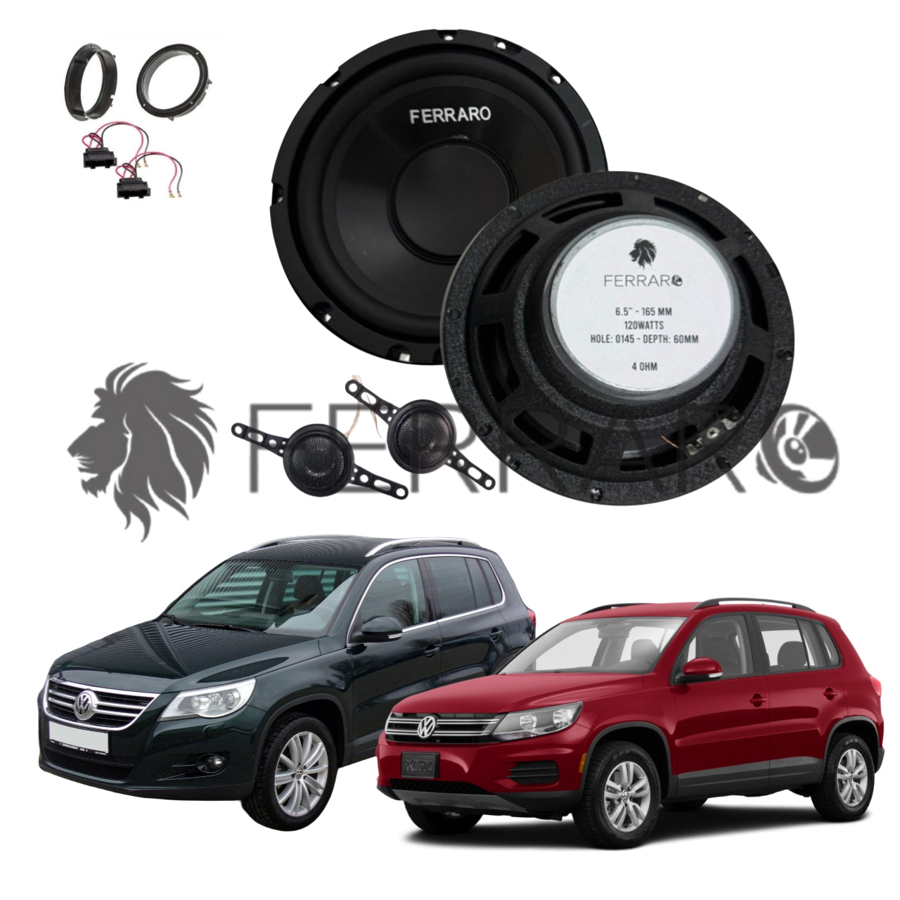 FerraroStore Kit 2 Altoparlanti | ASK-165.2 | Ant o Post | VW Tiguan