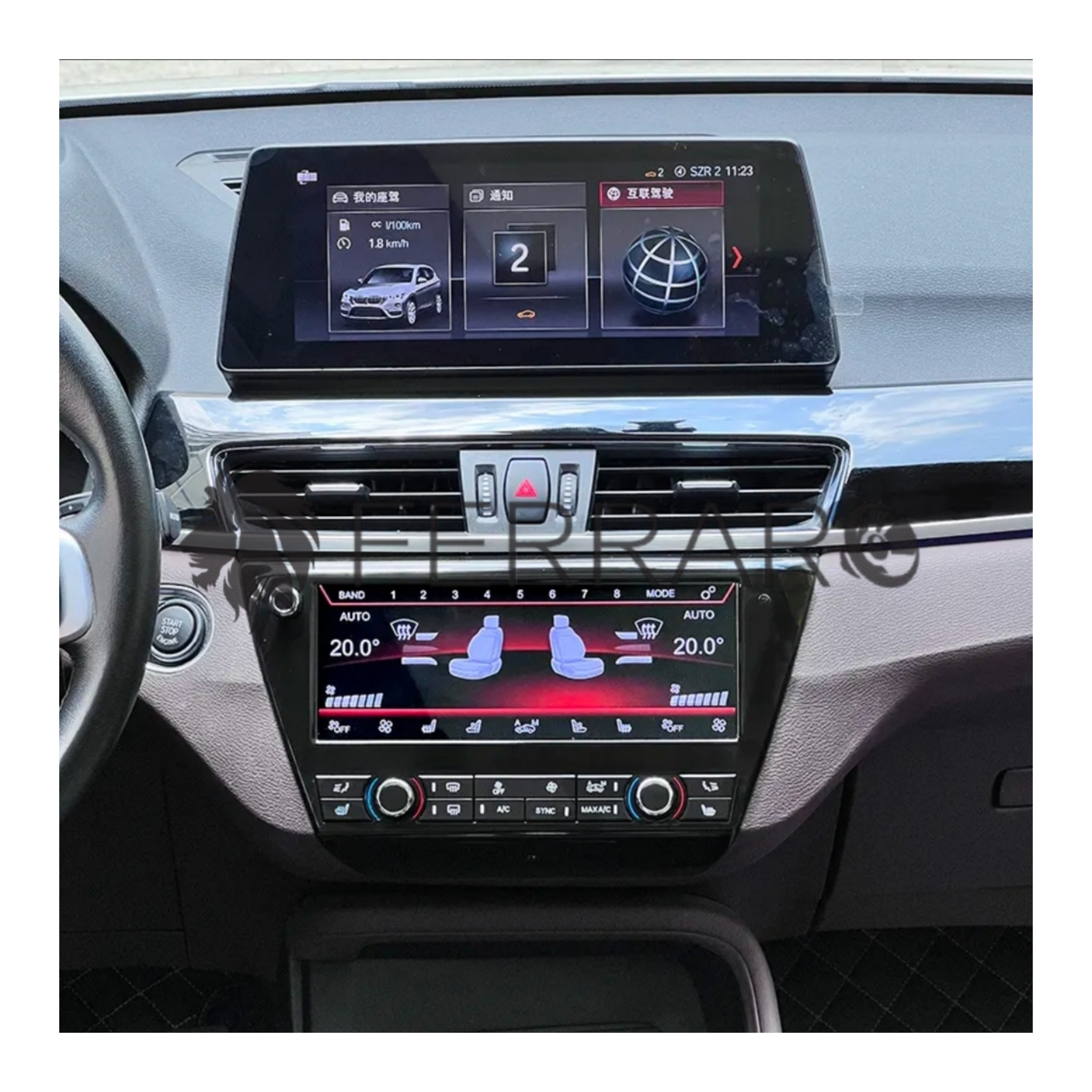 Controllo AC, 10.25" | Pannello di Controllo | BMW X1 F48 (2016-2020)