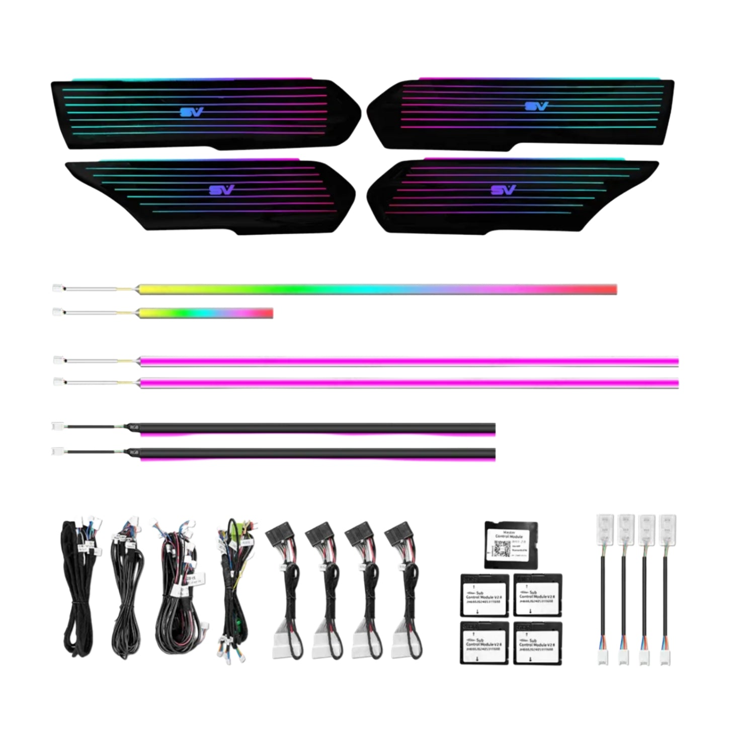 Ambient Light per Land Rover Range Rover Sport (2023-2025), 64 Colori RGB
