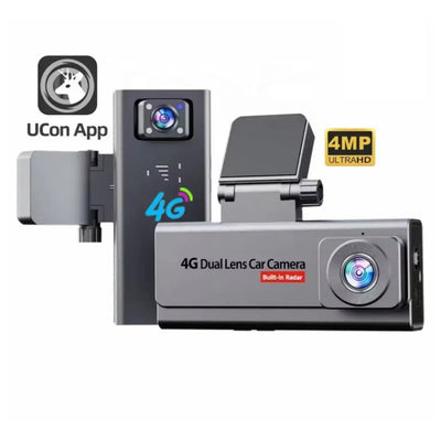 Dashcam per Auto 4G | Ultra HD 4K | Controllo da APP | 180º
