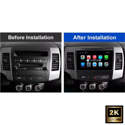 Autoradio per Mitsubishi Outlander 2 10.1" 2K | 2007-2012 | Android | Bluetooth | CarPlay | Android Auto | 4/64GB Ram