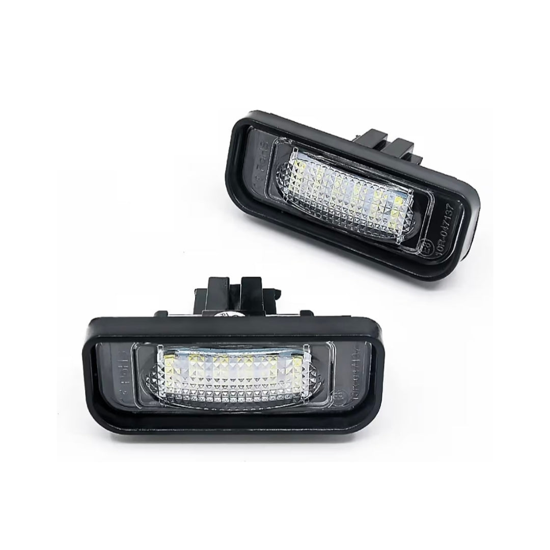 Set Luci Targa a Led per Mercedes-Benz Classe S, W220, AMG (1999-2005), Plug and Play