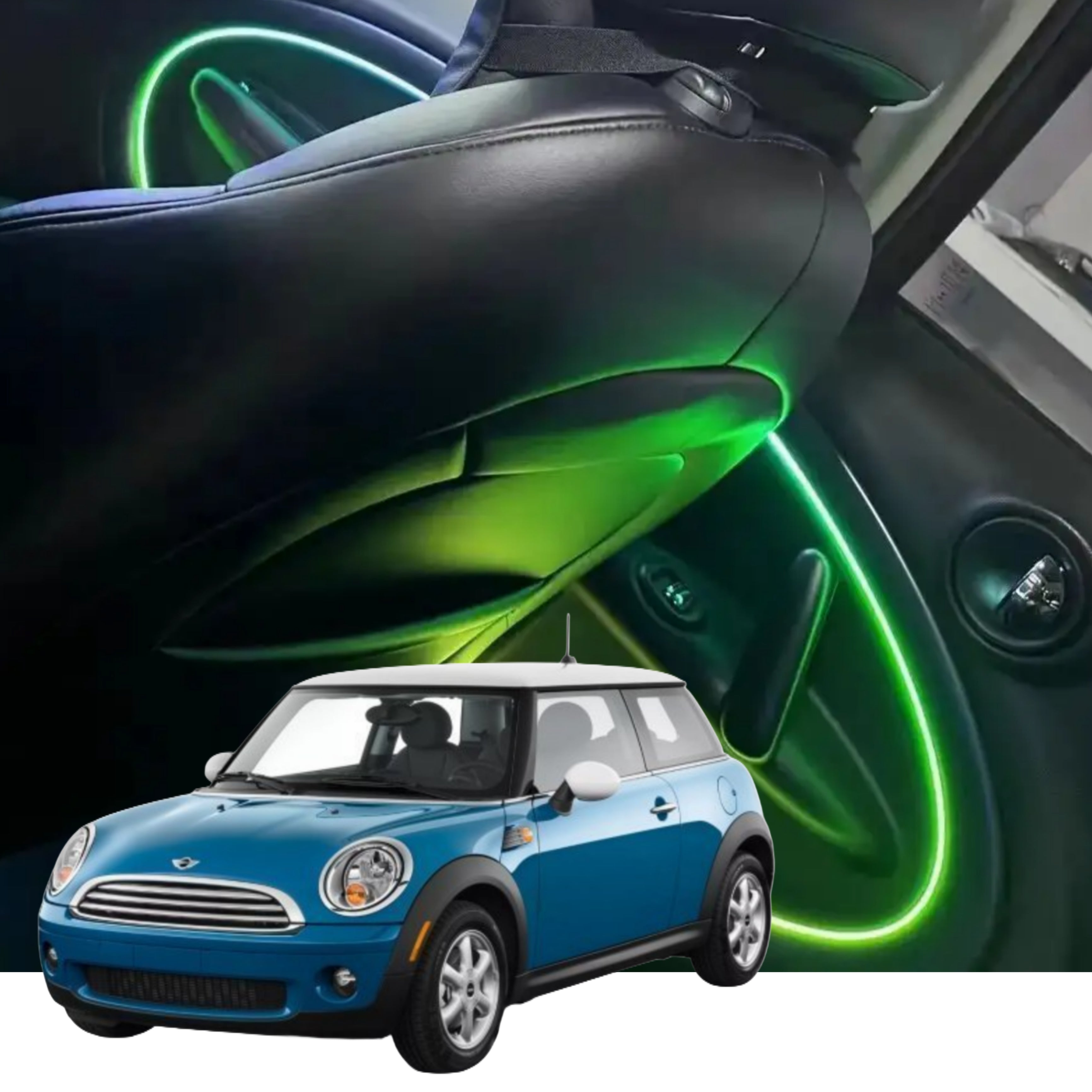Ambient Light per BMW Mini Cooper R56/R57 (2006-2013), 256 Colori RGB