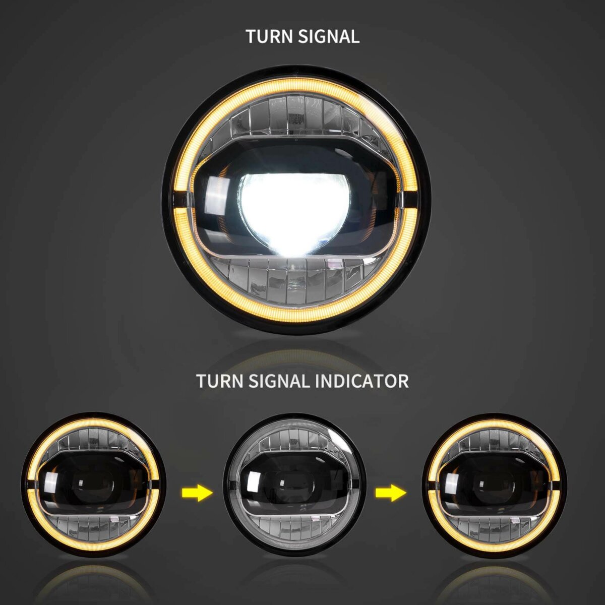 Fanali Anteriore Completo per Jeep Wrangler JK 3ª Serie (2007-2018) a LED