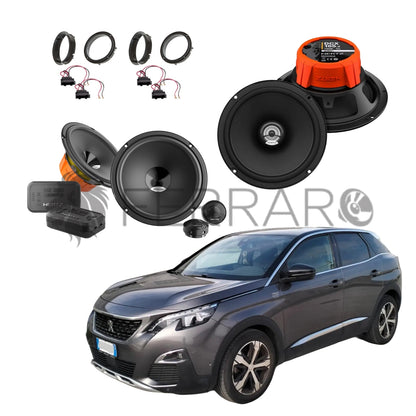 Hertz Kit 6 Casse | DSK 165.3 | DCX 165.3 | Ant/Post | Peugeot 3008 2ª (2016-2024)