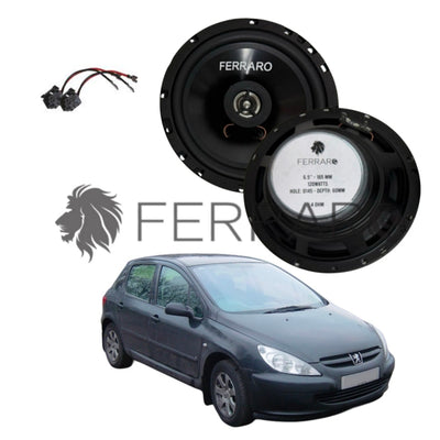 FerraroStore Kit 2 Altoparlanti, ASC-652PC, Anteriori, Peugeot 307
