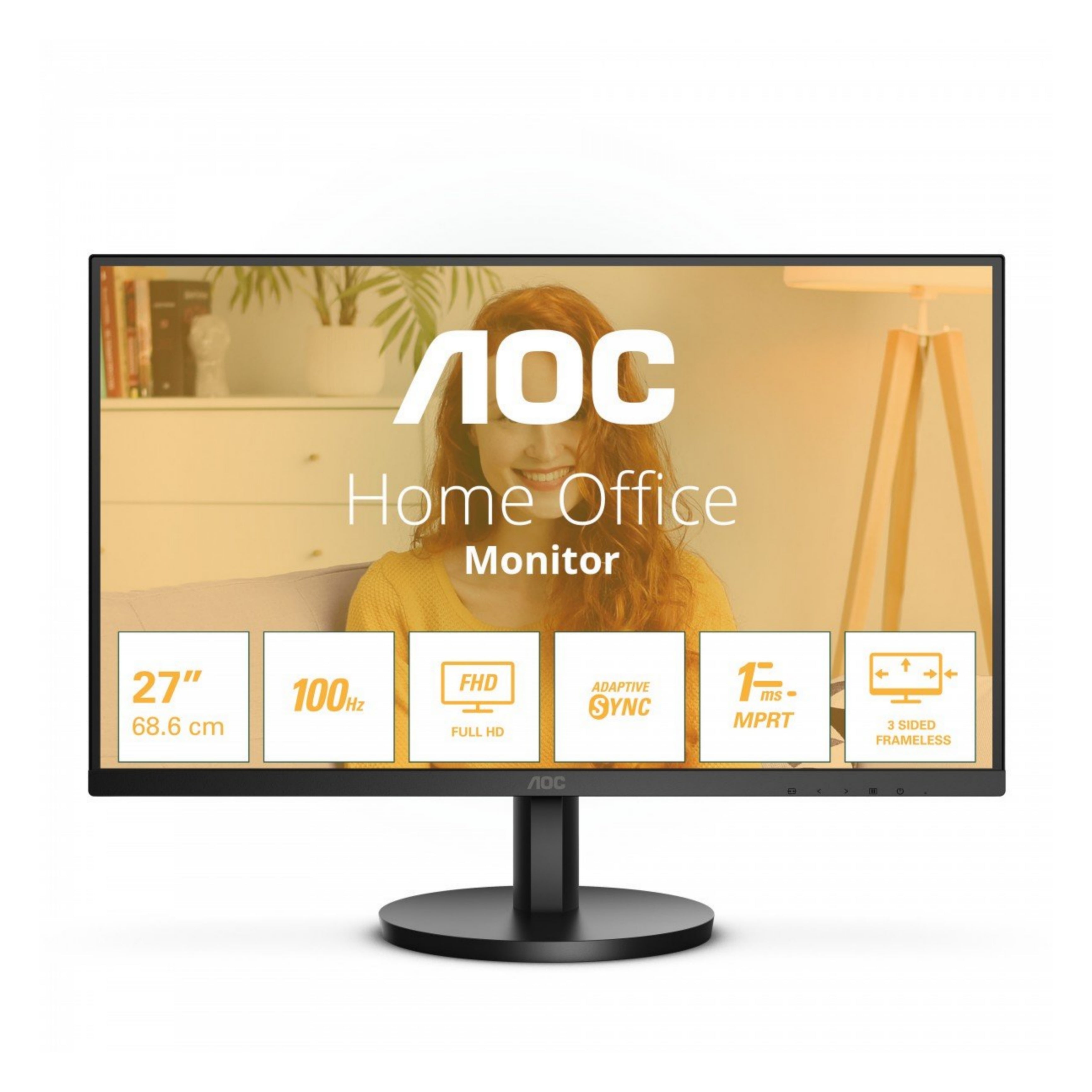 AOC Monitor Ufficio 27" FHD | 27B3HMA2 | VA, 100Hz