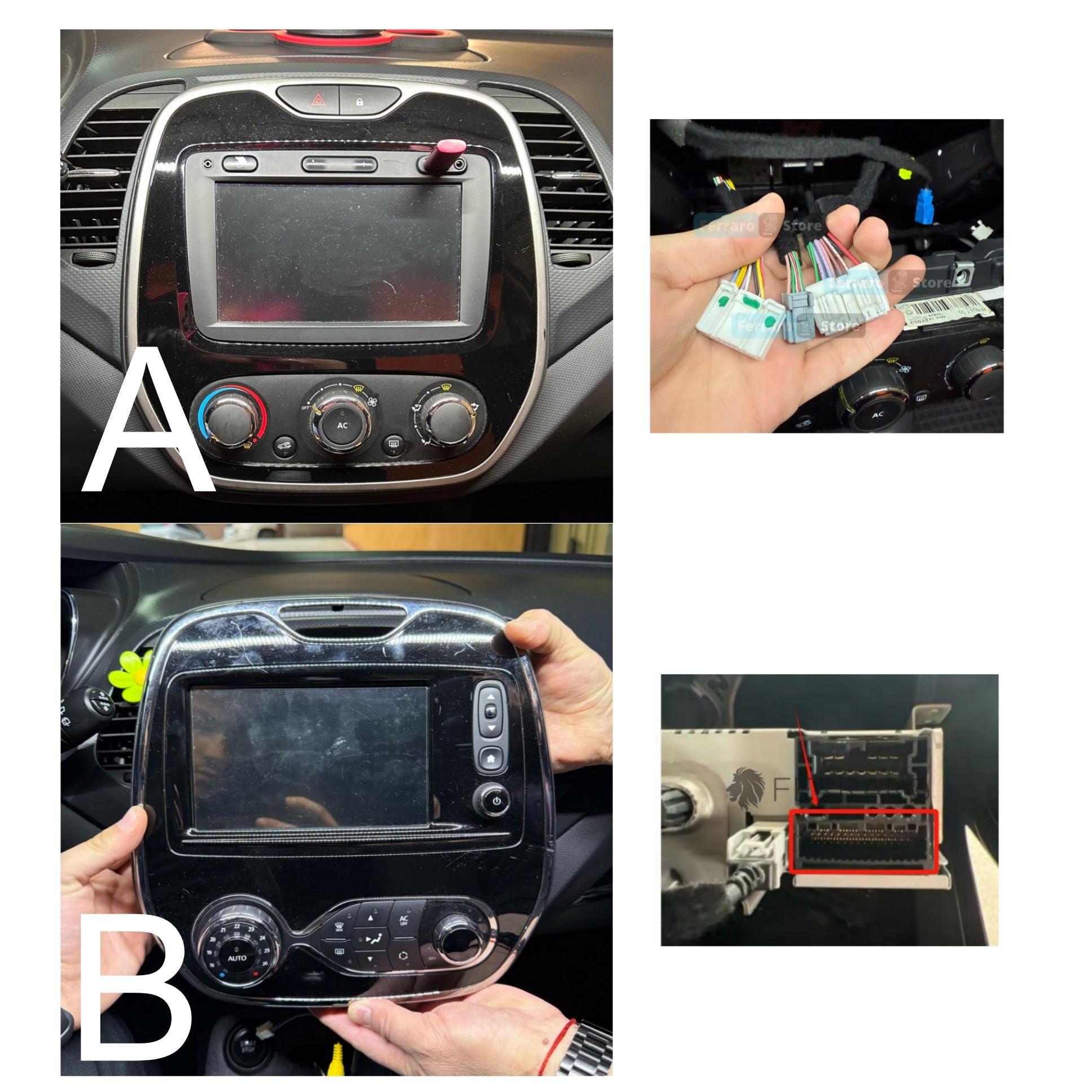 Car Radio for RENAULT CAPTUR [2013 - 2019] - 2GB/4GB/6GB/8GB Intelligent car system, 2Din 9"Inch, GPS, Navigator, Wifi