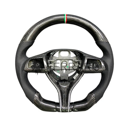 Volante Sportivo per Maserati Ghibli, Levante, Carbonio, Customizzato in Pelle