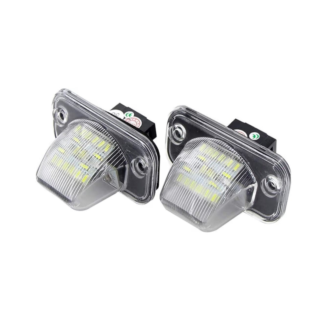 Set Luci Targa a Led per Volkswagen Passat B6, B6, Trasporter (Compatibilità in Descrizione), Plug and Play