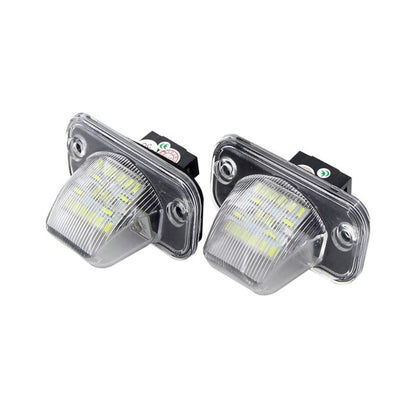 Set Luci Targa a Led per Volkswagen Passat B6, B6, Trasporter (Compatibilità in Descrizione), Plug and Play