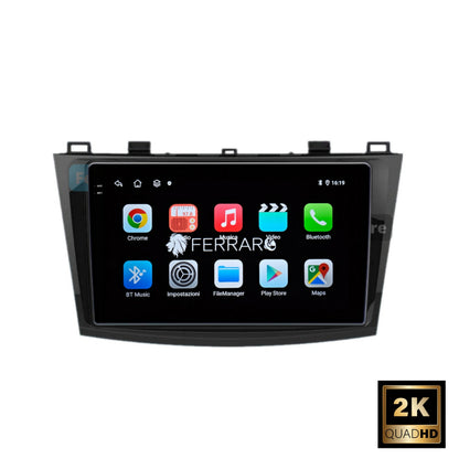 Autoradio per Mazda 3 9" 2K | 2004-2013 | Android | Bluetooth | CarPlay | Android Auto | 12/256GB Ram