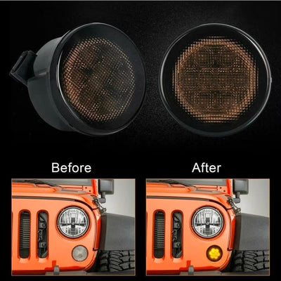 Indicatore Direzione Led per Jeep Wrangler (2007-2017), Plug and Play