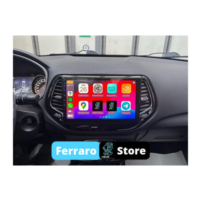 Autoradio per Jeep Compass 10.1" 2K | Dal 2017> | Android | Bluetooth | CarPlay | Android Auto | 4/64GB Ram