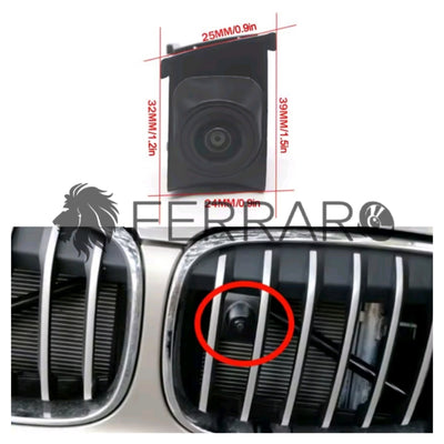 Telecamera Frontale per BMW Serie 3, F30, F31, F34, F80, M3, F80 | AHD, 1920x1080 | 170° Gradi